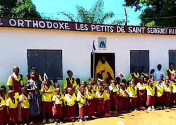 RCA : cérémonie de clôture de l’année scolaire à l’Ecole Orthodoxe Les petits de Saint Serguei de Radonege de Bimbo