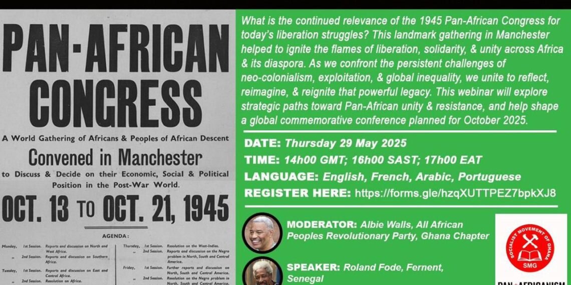 Afrique : réunion préparatoire des panafricanistes progressistes à l’organisation du 80e anniversaire du Congrès Panafricain de Manchester
