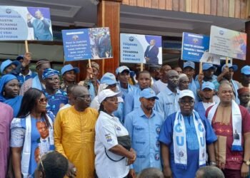 L’association 100% Touadéra, du ministre Hassane Bouba, fortement mobilisée à PK45 lors de la célébration de la fête des pères en différé, organisée par le ministre Piri