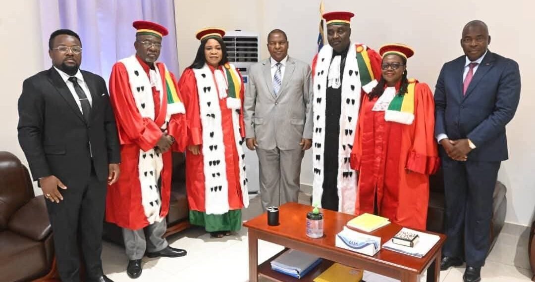 Le président Touadéra a accordé une audience aux membres de la Cour des Comptes de la CEMAC à Bangui