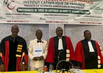 Premières thèses de doctorat à l’Université Catholique d’Afrique Centrale, Odilon Maurice OUAKPO entre dans l’histoire
