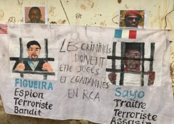 RCA : Jeunesse de Bangui exige le jugement de Figueira et Sayo sur le sol centrafricain : Un flashmob en soutien au gouvernement