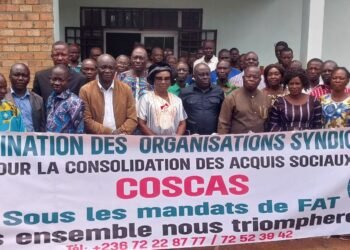 RCA : la COSCAS appelle les travailleurs de la Kémo à préserver les acquis sociaux obtenus sous les mandats du Chef de l’Etat