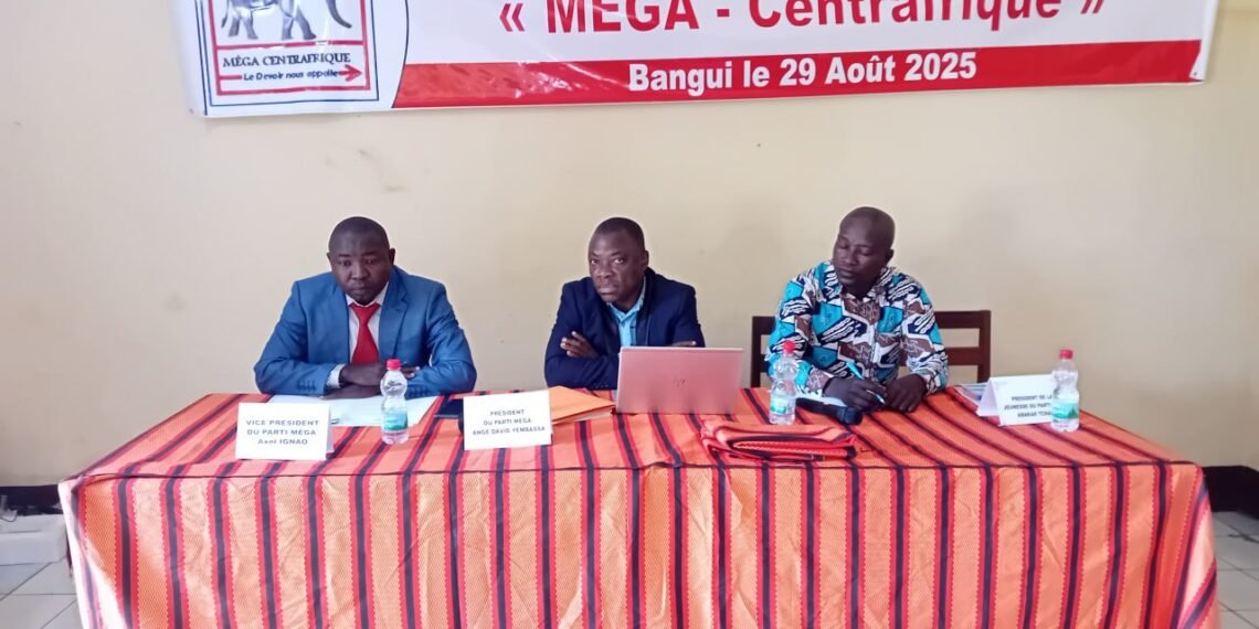 RCA : Lancement officiel du parti MEGA-Centrafrique du président Ange David Yembassa