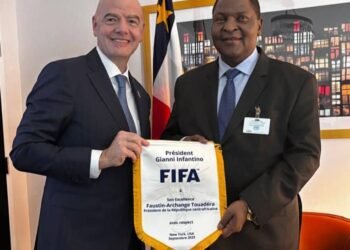La jeunesse au cœur de la vision de Touadéra : la FIFA apporte un appui à ses projets ambitieux