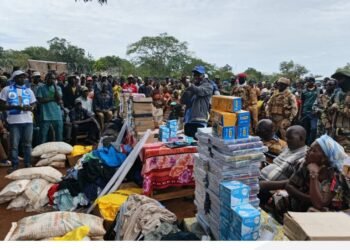 RCA : Le candidat à la députation Trésor Babo du MCU soutient les élèves de sa circonscription de Batangafo 2