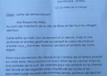 La population de Birao exprime sa gratitude envers les forces alliées russes