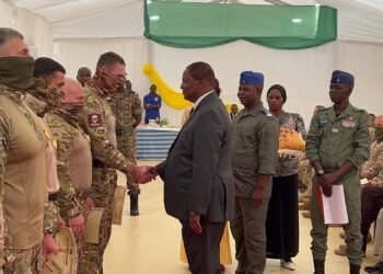 RCA : Des instructeurs militaires russes décorés par le Président de la République Professeur Faustin Archange Touadera 