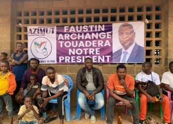 Bimbo : une manifestation écrasante de l’association Azimut en soutien au président Faustin-Archange Touadéra