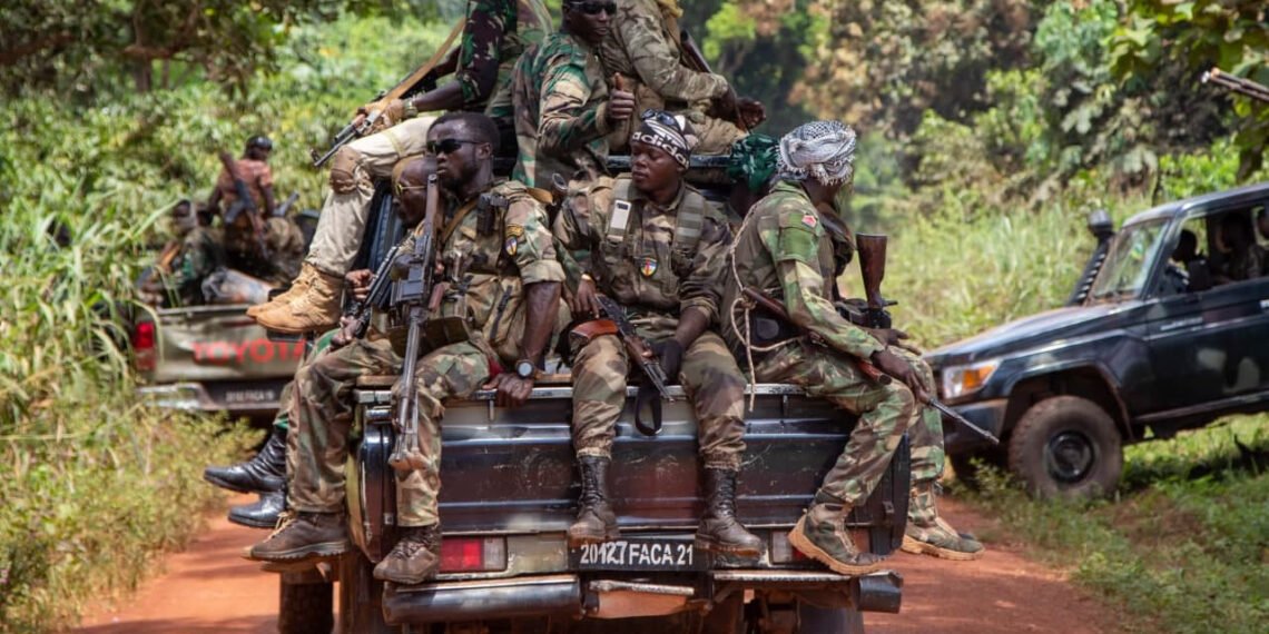 RCA :  des bandits armés neutralisés par les FACA et leurs alliés russes dans la Haute-Kotto