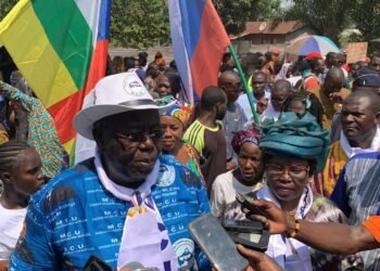 Inauguration de deux nouveaux forages à Gbabili offerts par le président Touadéra pour un accès à l’eau potable de la population