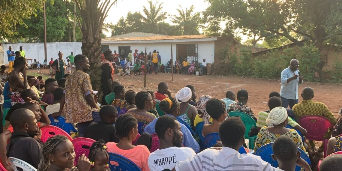RCA : Les réalisations majeures du Président Touadera discutées avec les habitants de 6ème arrondissement de Bangui