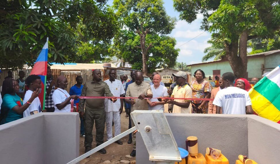 L’eau potable pour la population de 3ème arrondissement de Bangui au cœur des priorités du Président Touadéra 