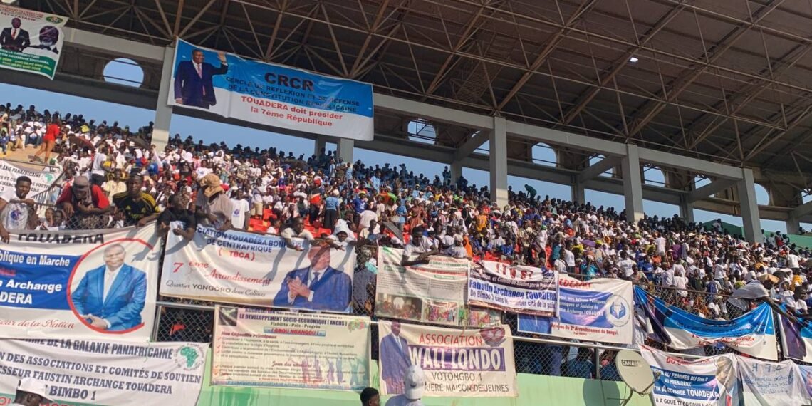 RCA : Ambiance électorale dominée par la forte mobilisation des partisans du président Touadéra seulement à 48h de campagne