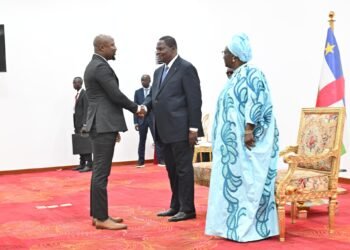 Le président de la République professeur Faustin Archange Touadéra a reçu les vœux du corps diplomatique à Bangui