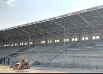 Centrafrique-Foot  : Avancement des Travaux du Centre Technique Féminin Faustin Archange Touadéra à Liton