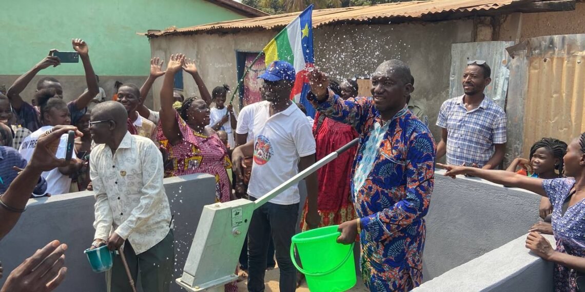 Compte-rendu de la cérémonie d’inauguration d’un forage au quartier Ngongonon 6 dans la 2e circonscription du 8e arrondissement
