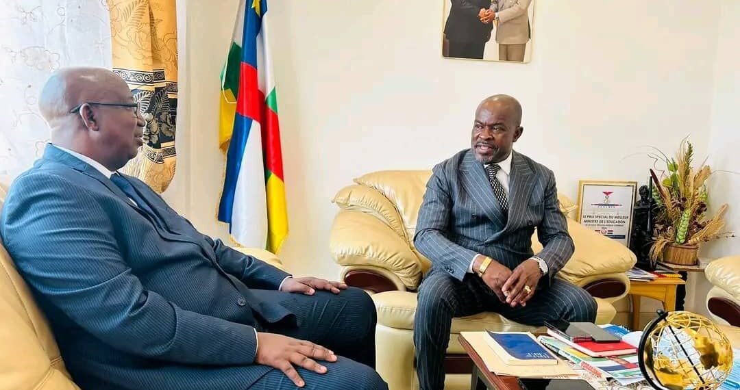 RCA : AUDIENCE ACCORDÉE PAR LE MINISTRE D’ÉTAT AURÉLIEN SIMPLICE ZINGAS AU PRÉSIDENT DE LA FCF