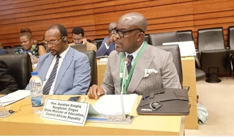 Centrafrique : Le ministre d’Etat Zingas plaide pour le renforcement de l’éducation en Afrique