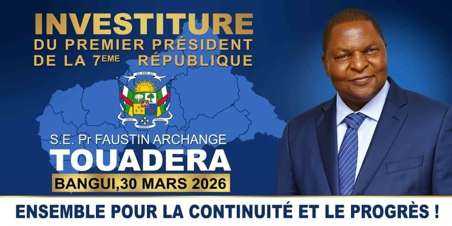 Bangui en ferveur à l’aube de l’investiture présidentielle du 30 mars 2026