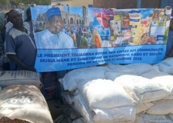 Don du président Touadéra aux communautés religieuses de Kabo en ce temps de ramadan et carême