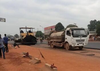 Réhabilitation du rond-point Marabena : des travaux d’envergure pour une durabilité assurée