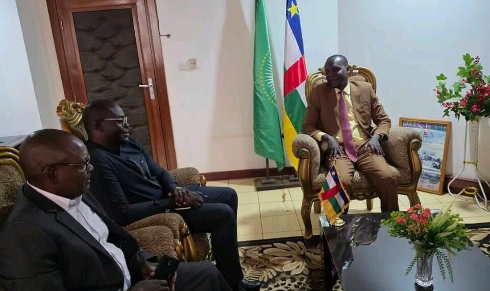 Le ministre de la jeunesse et des sports et le président de FCAVB s&rsquo;engagent à revitaliser le volley-ball centrafricain