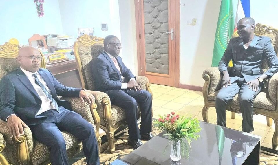 Le Ministre Doneng et le Dr Hounton de l&rsquo;UNFPA unis pour le développement du capital humain en Centrafrique