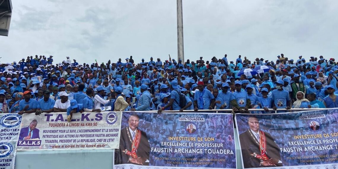 RCA : forte mobilisation de « L’Association 100% Touadera » à l’investiture du Chef de l’Etat