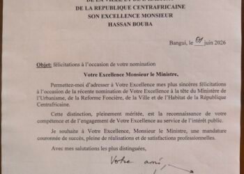 RCA : l’ambassadeur de Russie félicite le ministre Hassane Bouba pour sa nomination à la tête du département de l’urbanisme