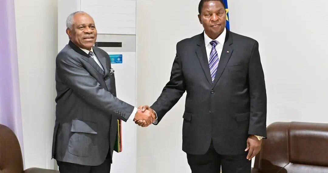 Le président Touadéra a accordé une audience au président de la commission de la CEMAC à Bangui