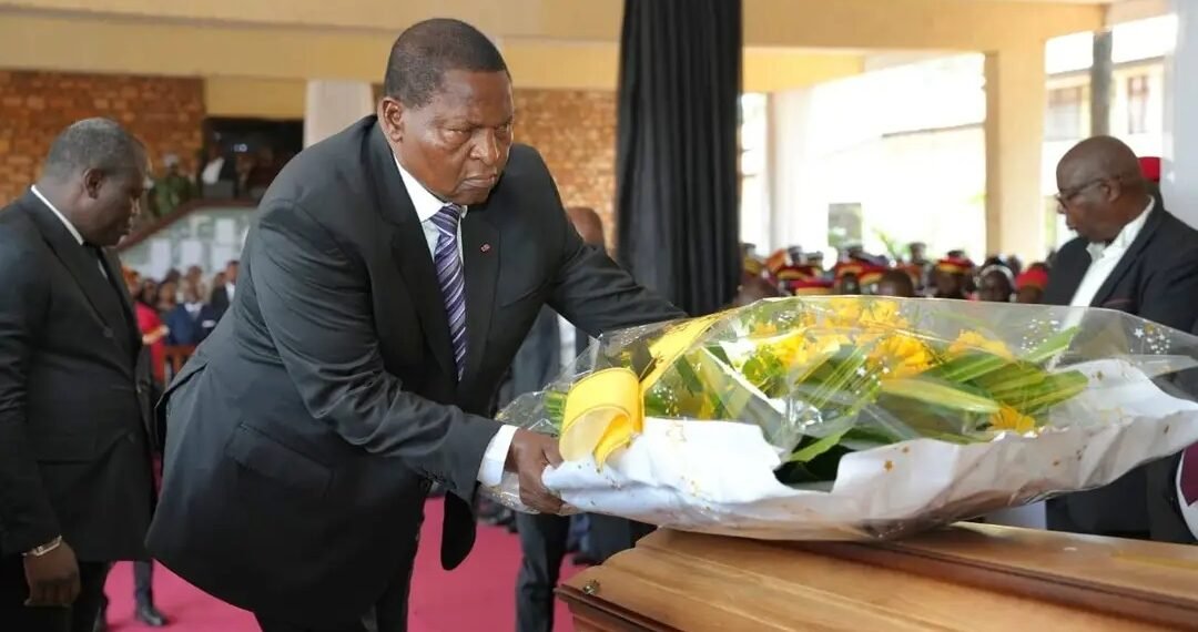 Hommage national au magistrat Égide Gouguia en présence du président Touadéra
