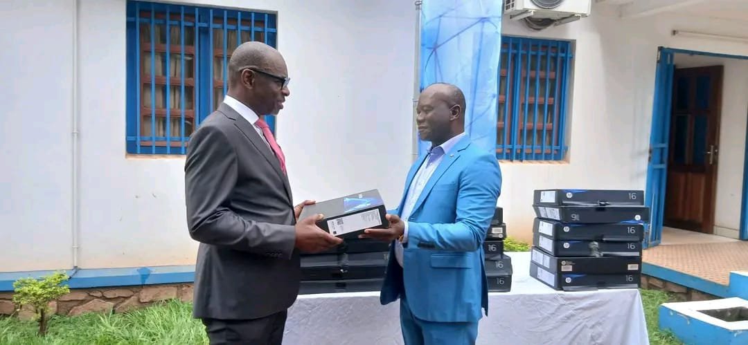 Centrafrique: Le PGNSP offre un don de matériels informatiques à l’Agence Centrafricaine de Développement du Digital (ACDD)