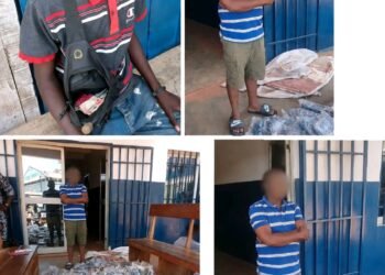 Opération de la FICU à Bangui : saisie importante de produits illégaux