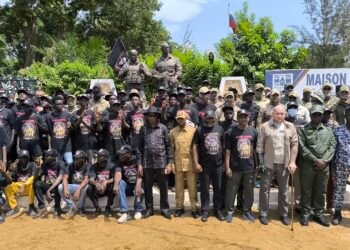 Commémoration à Bangui de la disparition de Evgueni Prigojine et Dmitry Utkin en présence de plusieurs autorités dont le Ministre Hassane Bouba