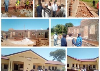 Centrafrique : Aurélien Simplice Kongbelet-Zingas inspecte les chantiers scolaires sur l’axe Boali