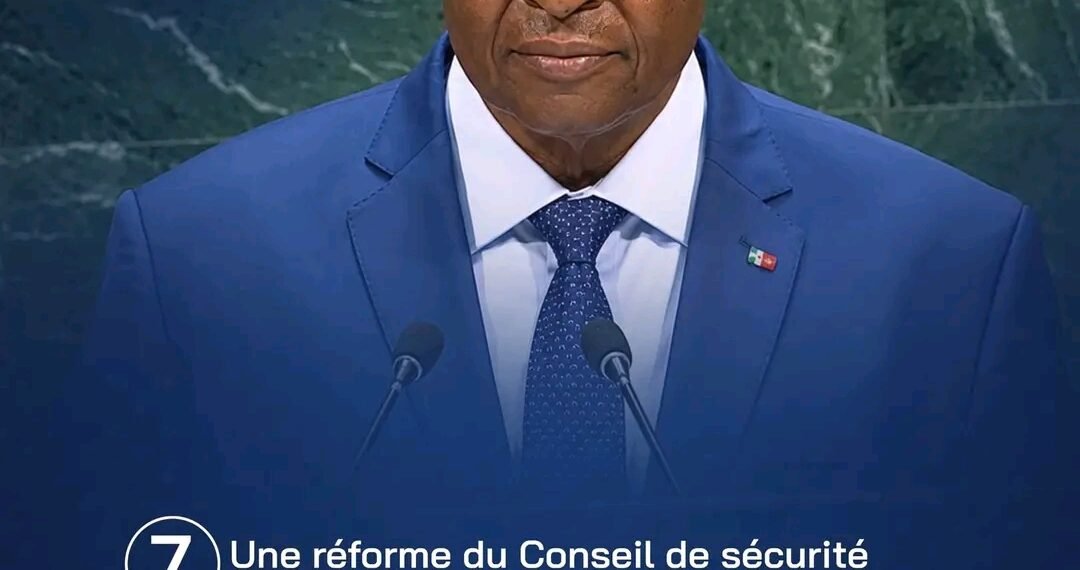 RCA : à l´ONU, le Président Touadera réclame une restructuration du Conseil de Sécurité