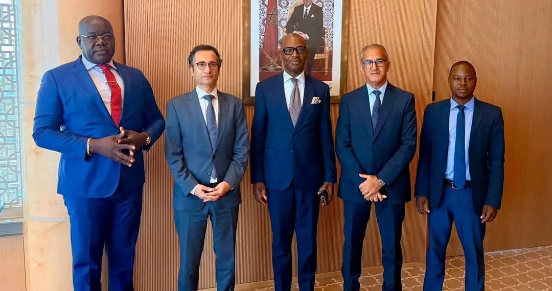 Rabat : Le ministre des postes et télécommunications Roger Andjalandji échange avec le PDG de Maroc Telecom sur la coopération numérique