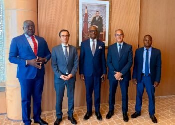 Rabat : Le ministre des postes et télécommunications Roger Andjalandji échange avec le PDG de Maroc Telecom sur la coopération numérique