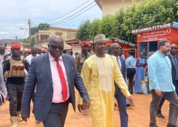Inondations à Bangui : Bertrand Arthur Piri et Hassane Bouba Ali mobilisent les équipes techniques pour des solutions urgentes